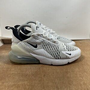 Nike Air Max 270 Women's Size 8 Running Shoes White Black